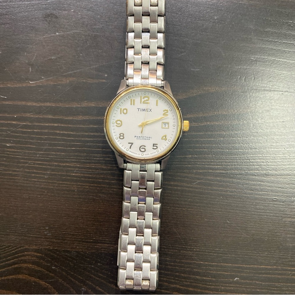 Timex Two-Tone Silver and Gold Watch